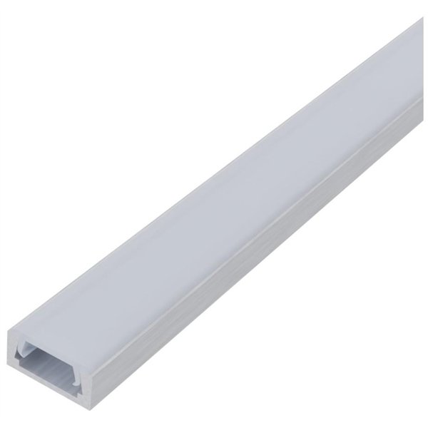 Avide Alu Profiili "U" 15.9x7.8mm Normaali Maitomainen suoja 1m, "sarja"