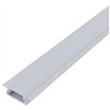 Avide Alu Profile "U" 15.2x7.8mm Recessed with Milky cover 1m, "kit"