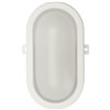 Avide Bulkhead šviestuvas Saturn-O ovalus IP54 6W NW 4000K Baltas