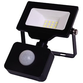 Avide LED prožektorius plonas SMD 10W CW 6400K PIR