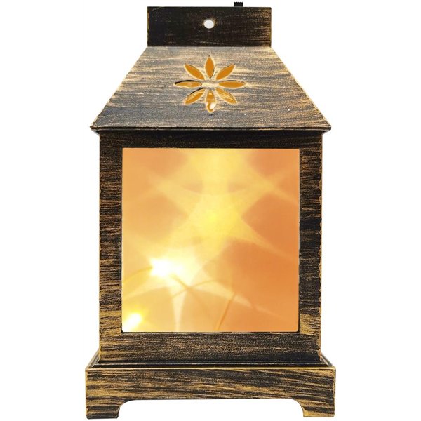 „Entac“ LED mini varinės vielos žibintas, bronzos spalvos, 12 cm