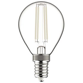 Avide LED White Filament Mini Globe 6.5W E14 WW 2700K