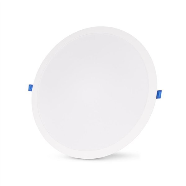 Avide LED Lubinis Šviestuvas Įleidžiamas Panelis Apvalus Plastikas 24W WW 3000K