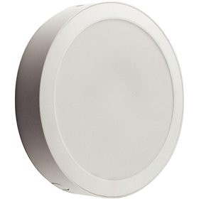 Avide LED Ceiling Lamp Surface Mounted Round Plastic 24W CW 6400K