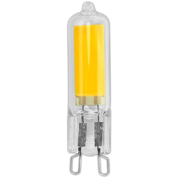 Avide LED 5W G9 COB WW 3000K, reguliuojamo ryškumo.