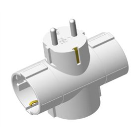 Entac Power Adapter T (3 Earthed) Horizontal