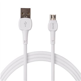 „Entac“ USB A tipo – „Micro Classic“ tipo kabelis, baltas, 150 cm