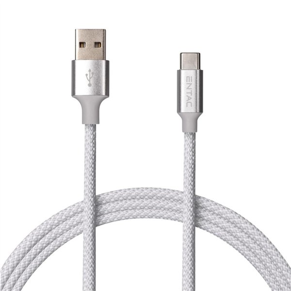 Entac Cable USB A - C Charmer Silver 150cm