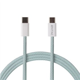 Entac kabelis USB C - C, zaļš, 150 cm