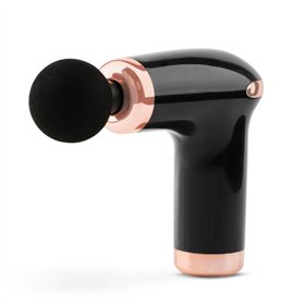 Entac Massage Gun 25W 1200mAh 6 Strenght Levels, Black+Rosegolden