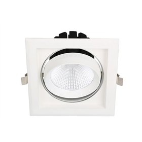 Avide LED Downlight Sein Square 1x30W IP20 2800lm 20° WW 3000K