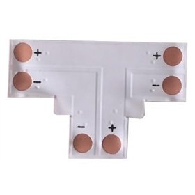 Avide LED Strip 12-24V T splitter solderless white-2 wire 8mm (10 pcs bag)