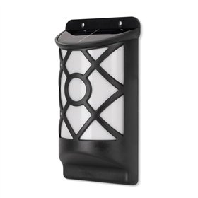 Entac Garden Solar Lamp with Flame Effect, 180mm, 36pcs WW LED