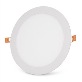 Avide LED Ceiling Lamp Recessed Panel Round ALU 18W CCT IP44/IP44