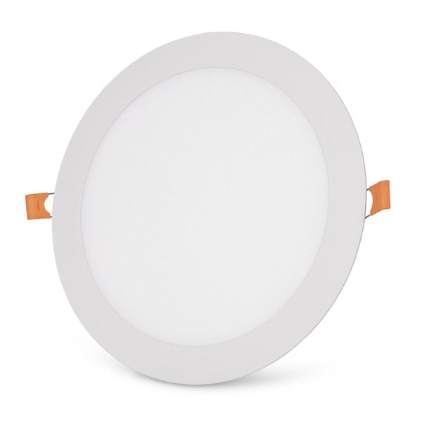 Avide LED Ceiling Lamp Recessed Panel Round ALU 18W CCT IP44/IP44