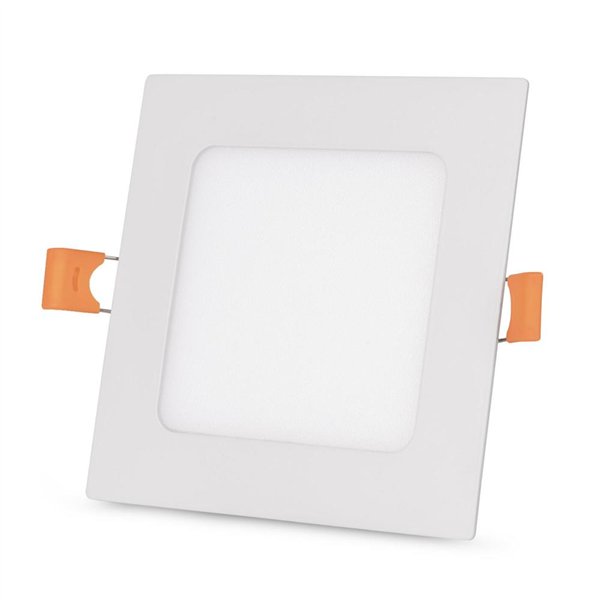 Avide LED Ceiling Lamp Recessed Panel Square ALU 6W CCT IP44/IP44