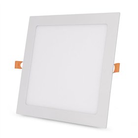 Avide LED Ceiling Lamp Recessed Panel Square ALU 18W CCT IP44/IP44