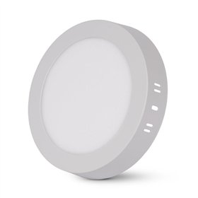 Avide LED Ceiling Lamp Surface Mounted Panel Round ALU 12W CCT IP44/IP20