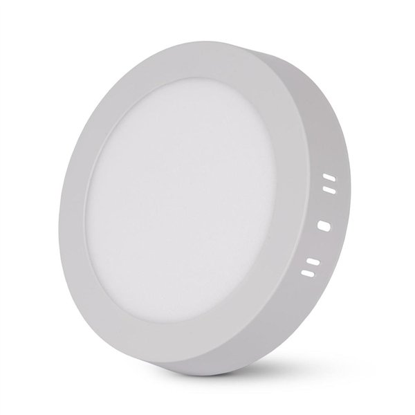 Avide LED Ceiling Lamp Surface Mounted Panel Round ALU 12W CCT IP44/IP20