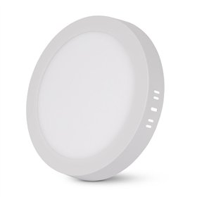 Avide LED Ceiling Lamp Surface Mounted Panel Round ALU 18W CCT IP44/IP20