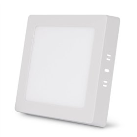 Avide LED Ceiling Lamp Surface Mounted Panel Square ALU 12W CCT IP44/IP20