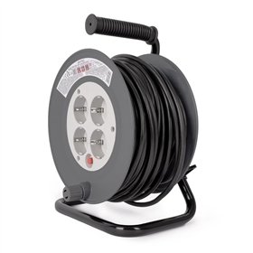 Entac Socket Cable Reel 4 Sockets 20m 3G1.0