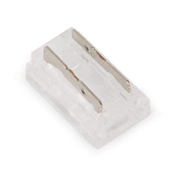 Avide C-LED lente 12-24V daudzfunkcionāls savienotājs bezlodēšanas balta-2 vadi 8mm (10 gab. iepakojumā)