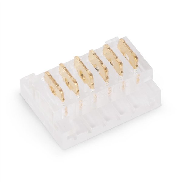 Avide LED Strip 12-24V connector solderless RGB+CCT-6 wire 12mm (10 pcs bag)