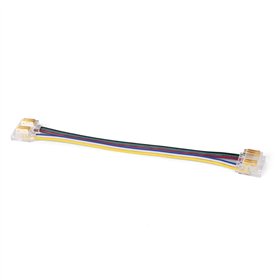 Avide C-LED Strip 12-24V splicer solderless RGB+CCT-6 wire 12mm/100mm (10 pcs bag)