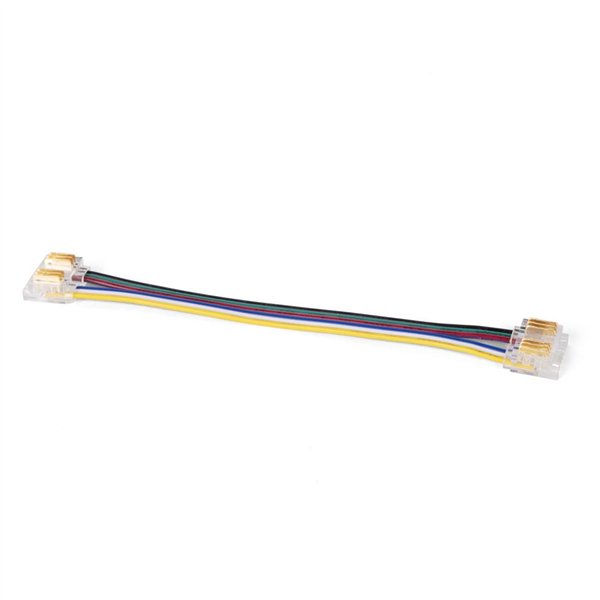 Avide C-LED Strip 12-24V splicer solderless RGB+CCT-6 wire 12mm/100mm (10 pcs bag)