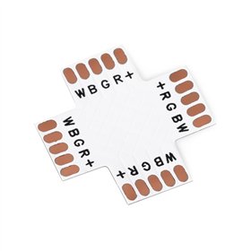 Avide LED Strip 12-24V X splitter solderless RGB+W-5 wire 12mm (10 pcs bag)