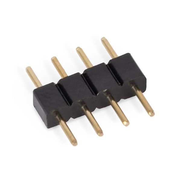 Avide LED juostų 12-24V skirstytuvas RGB-4 laidų 10mm (10 vnt. pakuotėje)