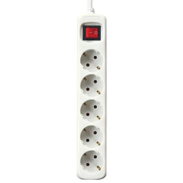Elektros prailgintuvas su jungikliu, 5 lizdai Silver Electronics