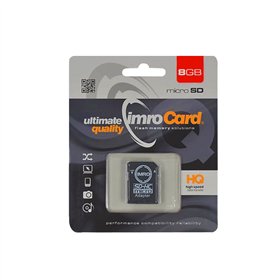 Imro memory card 8GB microSDHC cl. 4 + adapter