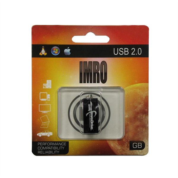 Imro pendrive 8GB USB 2.0 Edge black