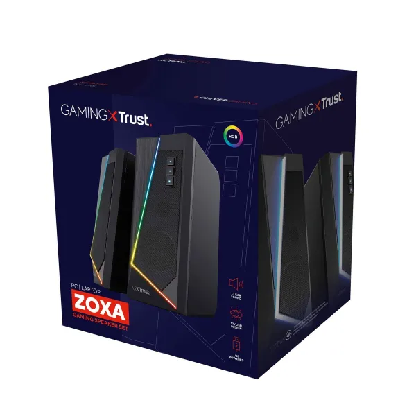 Динамики Gaming Trust GXT 609 Zoxa Чёрный 12 W