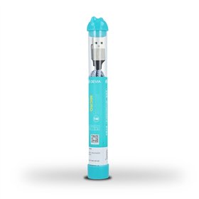 Кабель Devia Vogue USB - microUSB 1,0 м 2,4А трубка