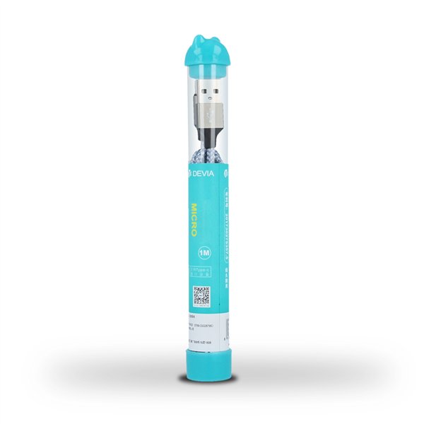 Devia laidas Vogue USB - microUSB 1,0 m 2,4A vamzdelis