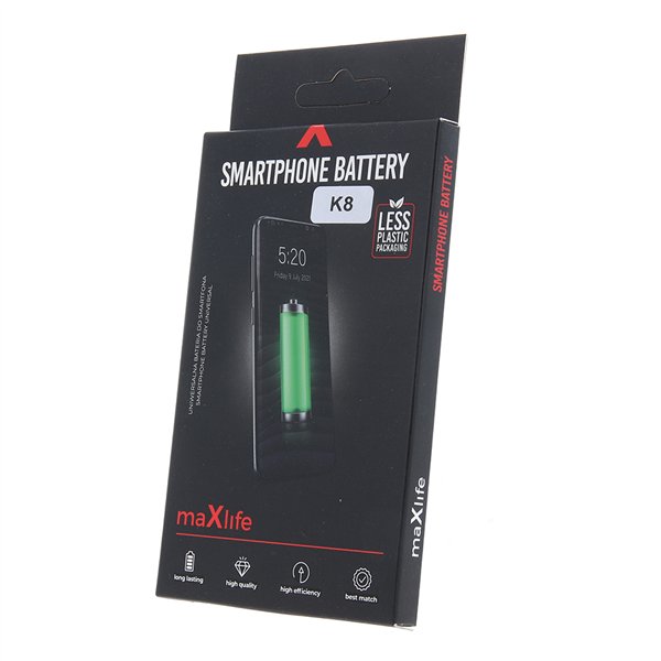„Maxlife“ baterija, skirta LG K8 K350N / K7 X210 BL-46ZH 2125mAh