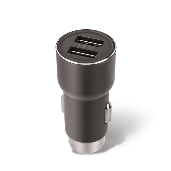 Forever CC-04 autolaturi 2x USB 3.1A musta