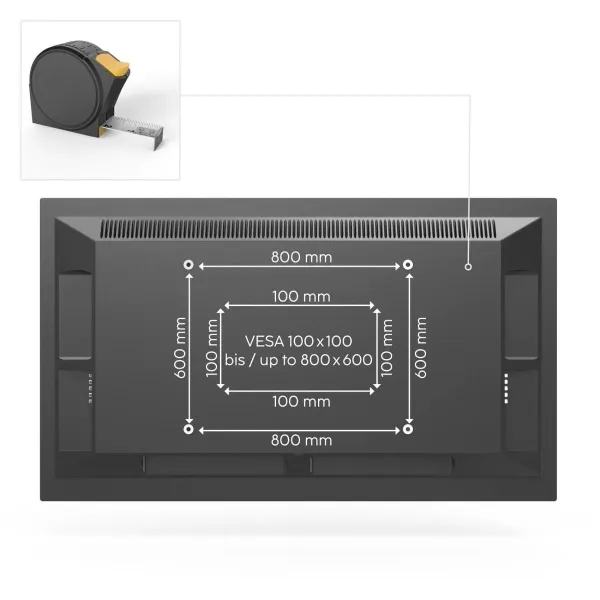 TV Mount Hama 00220818 100" 75 Kg