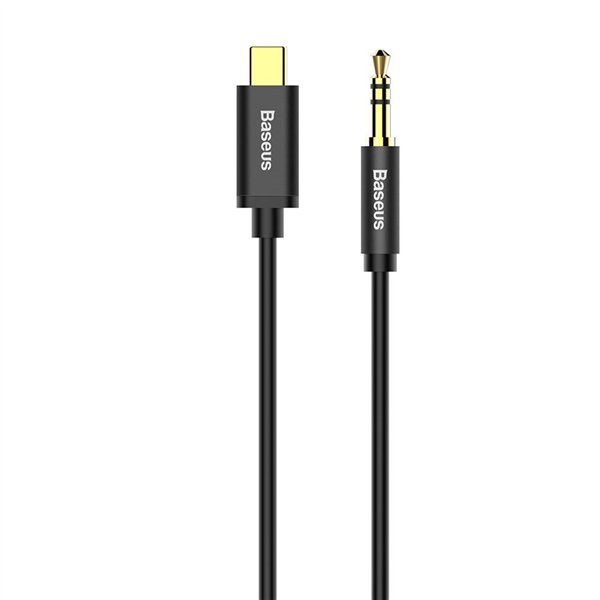 Кабель аудио Baseus Yiven M01 USB-C - jack 3,5 мм 1,2 м черный