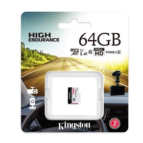 Mikro SD kortelė Kingston MICROSDXC ENDURANCE 64GB