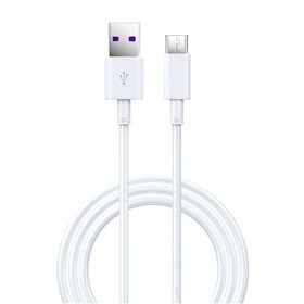 Devia kabelis Shark EC306 USB - USB-C 1,5 m 5A balts
