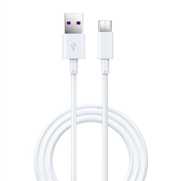 Кабель Devia Shark EC306 USB - USB-C 1,5 м 5A белый