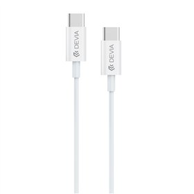 Кабель Devia Smart EC042 PD USB-C - USB-C 60W 3A белый