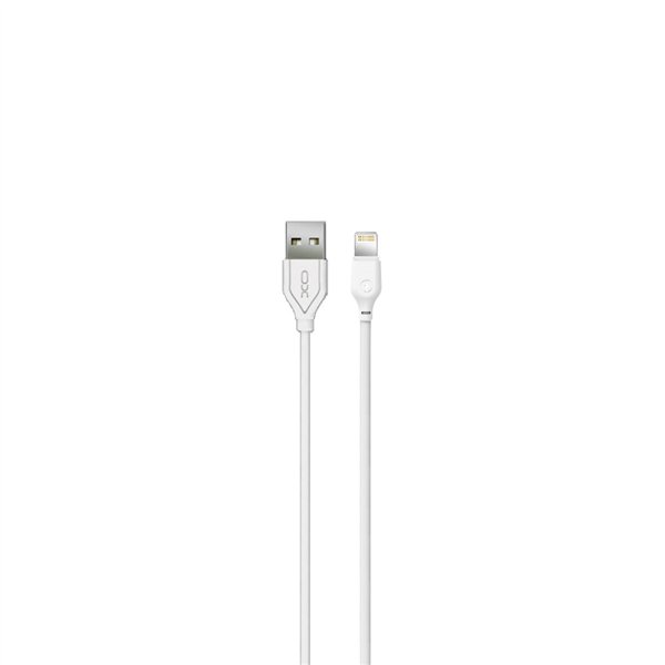 XO kabelis NB103 USB - Lightning 2,0 m 2,1A balts