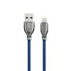 Forever Tornado kabelis USB - Lightning 1,0 m 3A tumši zils
