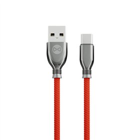 Forever Tornado -kaapeli USB - USB-C 1,0 m 3A punainen