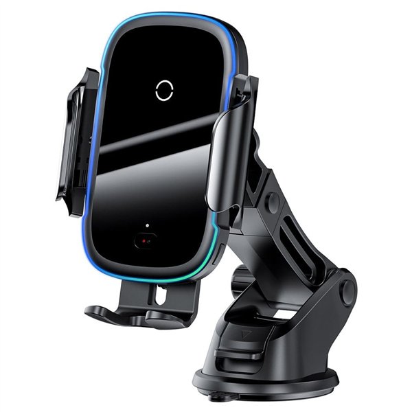 Baseus car holder gravity Light Electric universal with wireless charging function 15W black
